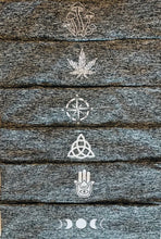 Load image into Gallery viewer, yoga meditation headband by buddha gear for yoga meditation an sleep with a crystal over your third eye plant medicine mushrooms cannabis