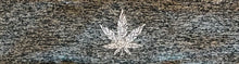 Load image into Gallery viewer, cannabis yoga meditation headband by buddha gear for yoga meditation an sleep with a crystal over your third eye