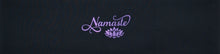 Load image into Gallery viewer, Namaste yoga meditation headband by buddha gear for yoga meditation an sleep with a crystal over your third eye
