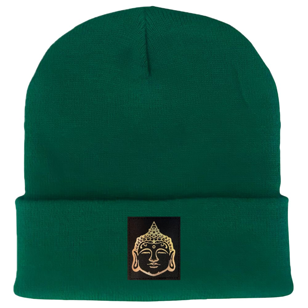 Cuffed Beanie Evergreen, Customizable with any Patch and Variation Below