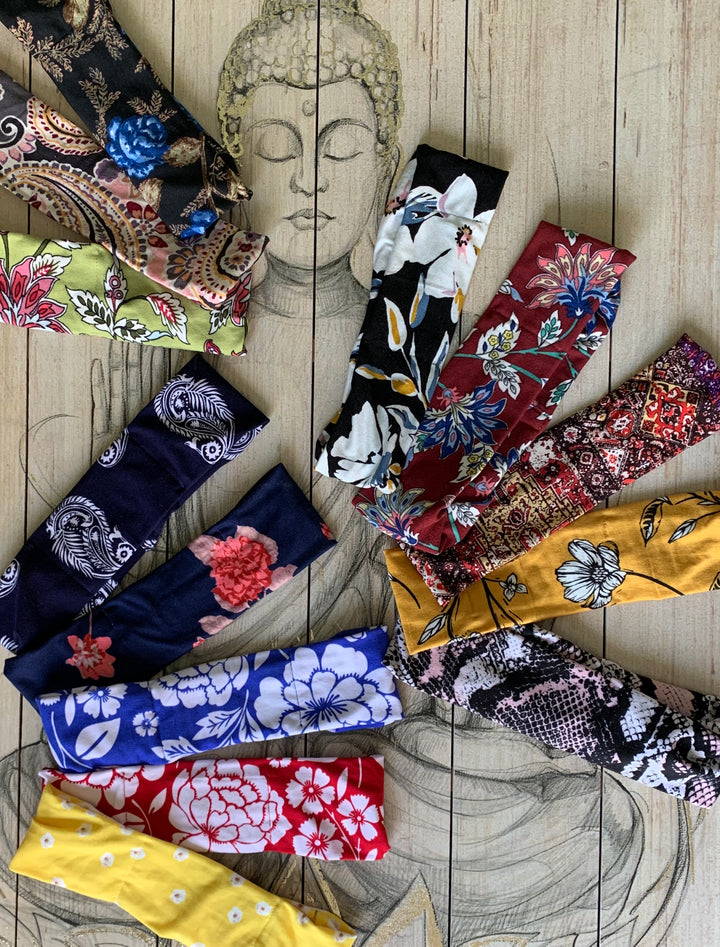 Headbands Buddha Gear Super Soft Summer Buddha Bands meditation yoga headbands for better yoga meditation and sleep - yoga wear
