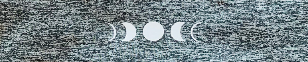 Moon yoga meditation headband by buddha gear for yoga meditation an sleep with a crystal over your third eye