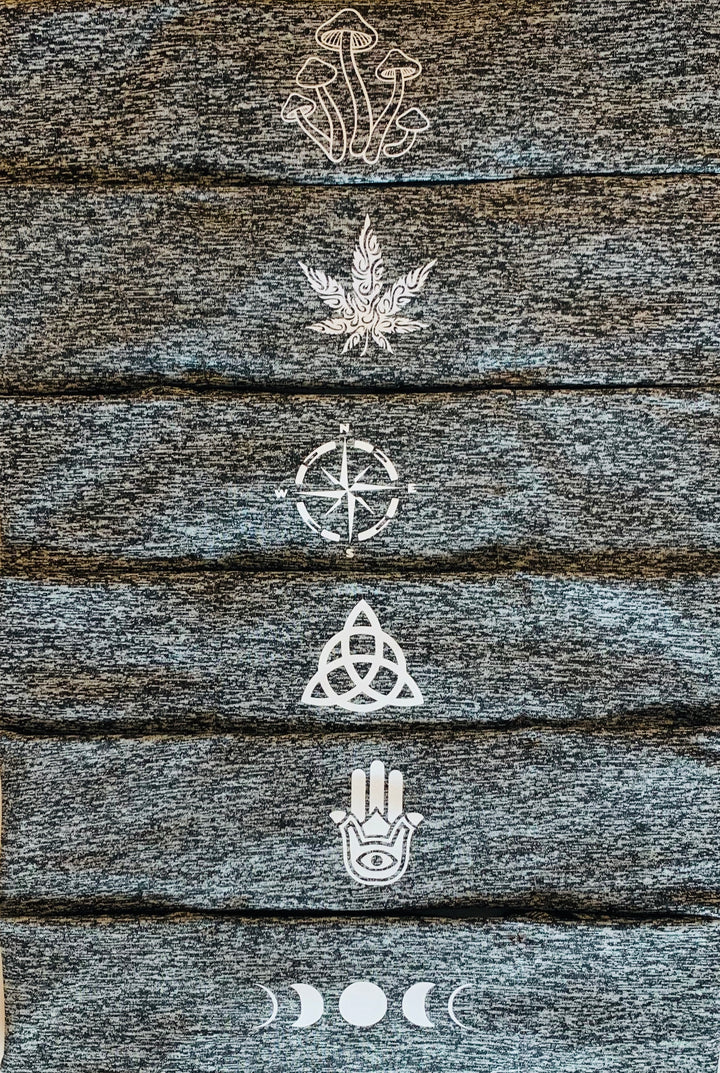 yoga meditation headband by buddha gear for yoga meditation an sleep with a crystal over your third eye plant medicine mushrooms cannabis 