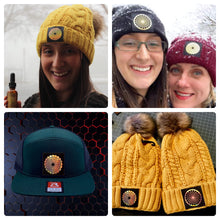 Load image into Gallery viewer, custom hats and beanies by Buddha Gear w Beehive Buds CBD logo