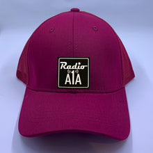 Load image into Gallery viewer, Buddha Gear Radio A1A Headwear, Dad hat, Burgundy trucker hat, Key West Florida www.radioa1a.com