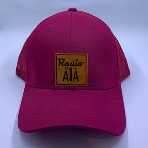 Buddha Gear Radio A1A Headwear, Burgundy Dad hat, trucker hats, Key West Florida www.radioa1a.com