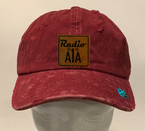 Buddha Gear Radio A1A Headwear, Burgundy Dad hats, trucker hats, Key West Florida www.radioa1a.com