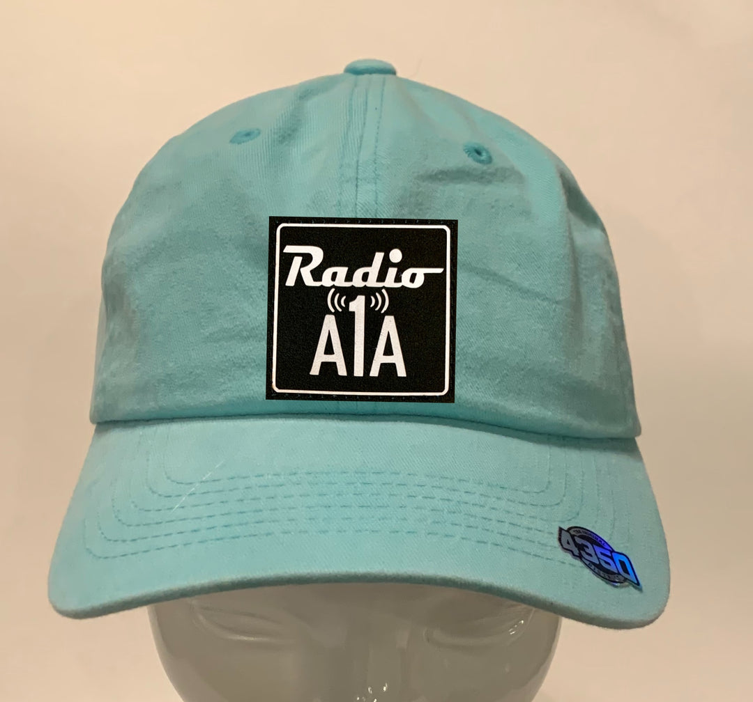 Buddha Gear Radio A1A Headwear, Aqua Dad hats, trucker hats, Key West Florida www.radioa1a.com