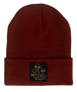 mushroom beanie by buddha gear