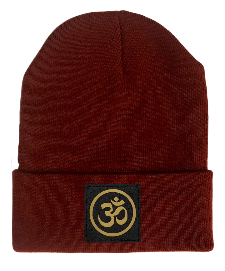 Om Symbol Beanie Yoga Beanie by buddha gear