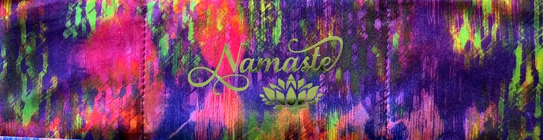 Namaste meditation headband by buddha gear for yoga meditation an sleep with a crystal over your third eye