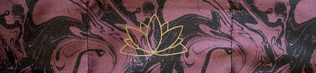 Lotus yoga meditation headband by buddha gear for yoga meditation an sleep with a crystal over your third eye