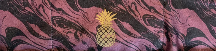 Buddha Gear Yoga Wear  Hand Made Burgundy Wine Buddha Band with Golden Tree of Life, Infinite Love, Pineapple, Namaste over your third eye for better yoga, meditation and sleep Yoga clothing 