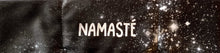 Load image into Gallery viewer, namaste yoga meditation headband by buddha gear for yoga meditation an sleep with a crystal over your third eye