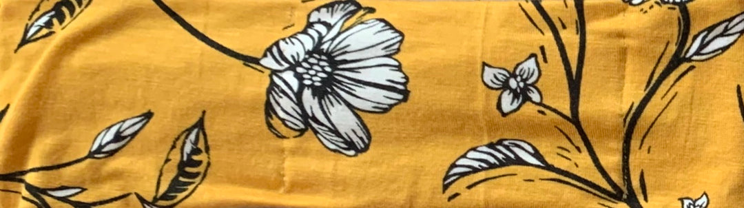 Headbands Buddha gear Buddha Bands Mustard Super Soft Headbands for better yoga meditation and sleep