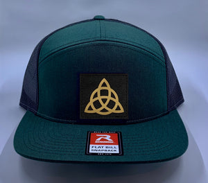 Buddha Gear Skater Hat Green 4 Panel Flatbill Buddha Lid w Handmade Cannabis Patch over your Third Eye  Cannabis - What can we say? It's making a major comeback in the health and healing industry, helping many people wean from their meds and get back their zest for life! (marijuana) ;-) 