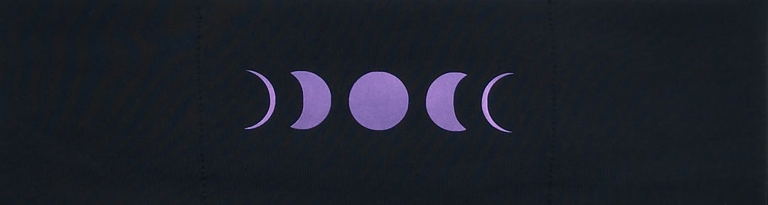 Moon meditation headband by buddha gear for yoga meditation an sleep with a crystal over your third eye