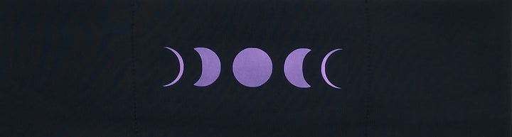 Moon meditation headband by buddha gear for yoga meditation an sleep with a crystal over your third eye
