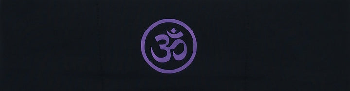 Om Yoga meditation headband by buddha gear for yoga meditation an sleep with a crystal over your third eye