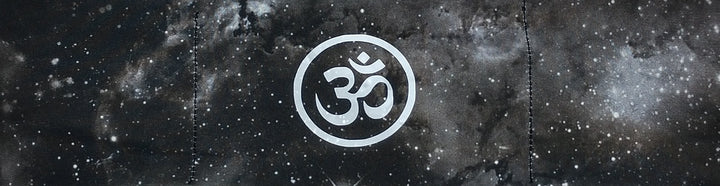 Om meditation headband by buddha gear for yoga meditation an sleep with a crystal over your third eye