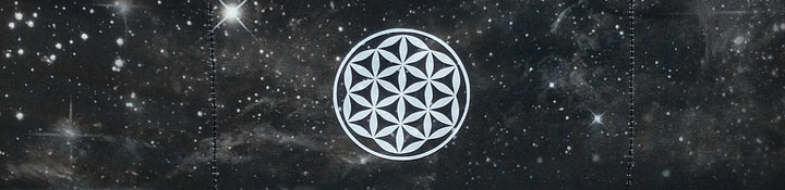 Flower of Life meditation headband by buddha gear for yoga meditation an sleep with a crystal over your third eye