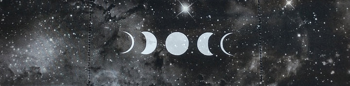 Moon meditation headband by buddha gear for yoga meditation an sleep with a crystal over your third eye