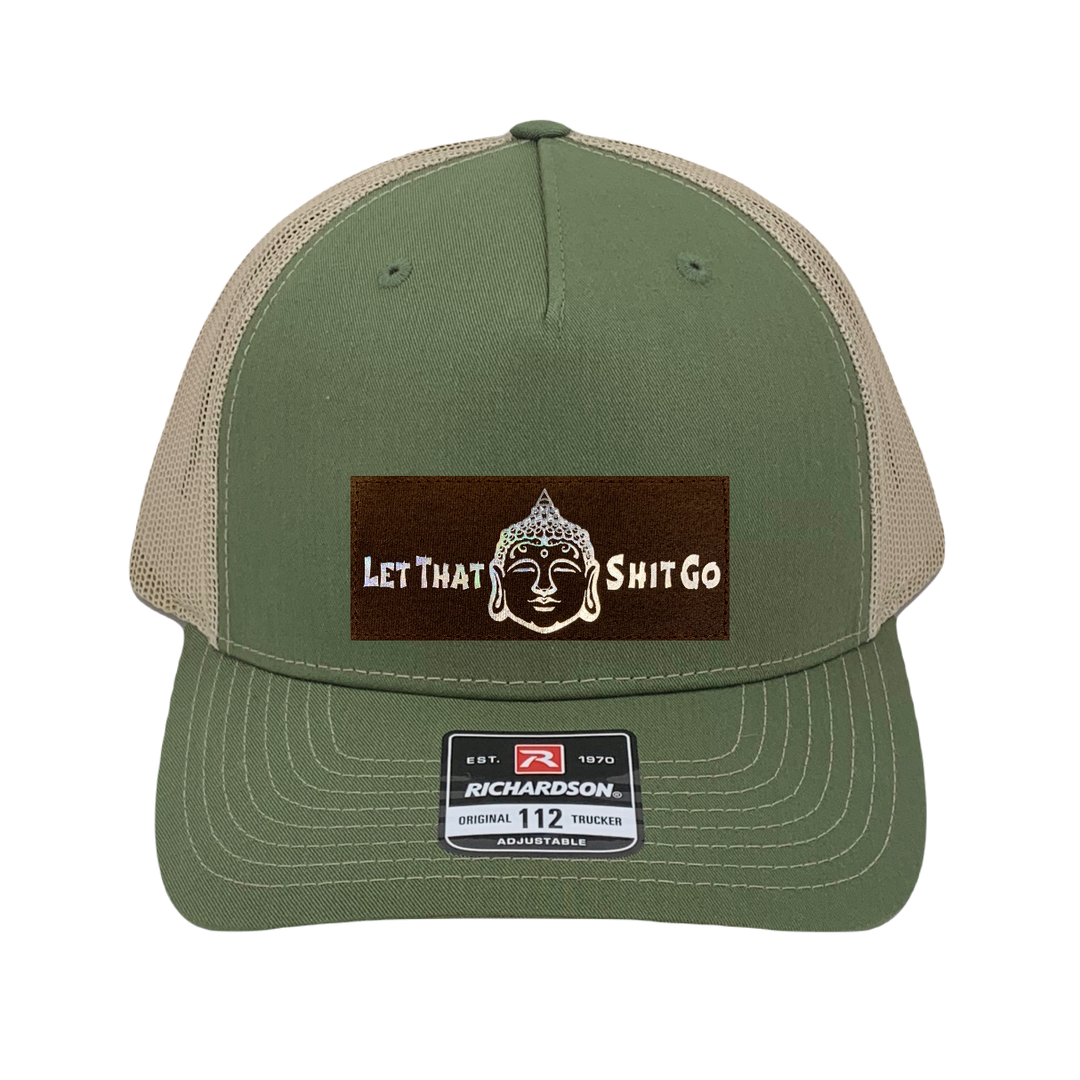Richardson 112 trucker hat let that shit go by buddha gear 