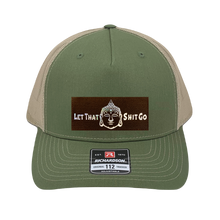 Load image into Gallery viewer, Richardson 112 trucker hat let that shit go by buddha gear 