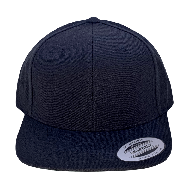 Yupoong 6089 Flat Bill, Hat / Visor with Green Under Bill and Handmade Vegan Leather Let That Shit Go Buddha Patch by Buddha Gear