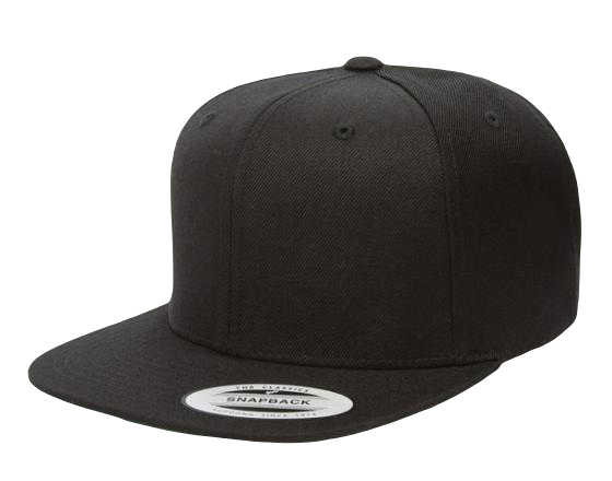 Yupoong 6089 Flat Bill, Hat / Visor with Green Under Bill and Handmade Vegan Leather Brown/White Buddha Patch by Buddha Gear.